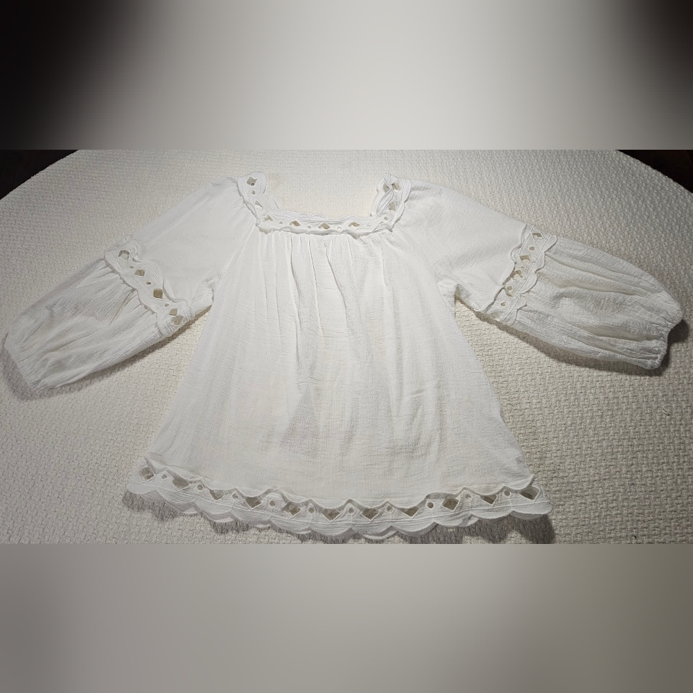 Max Studio Light linen top Size Large